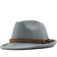 Multicolor Woolen Warm Hat British Retro Jazz Hat