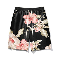 Men's Plus Size Casual Floral Shorts