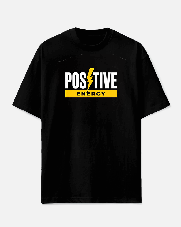 Move with Positive Energy Men's Big and Tall Simple Lettering Short Sleeve T-shirt Shorts Set