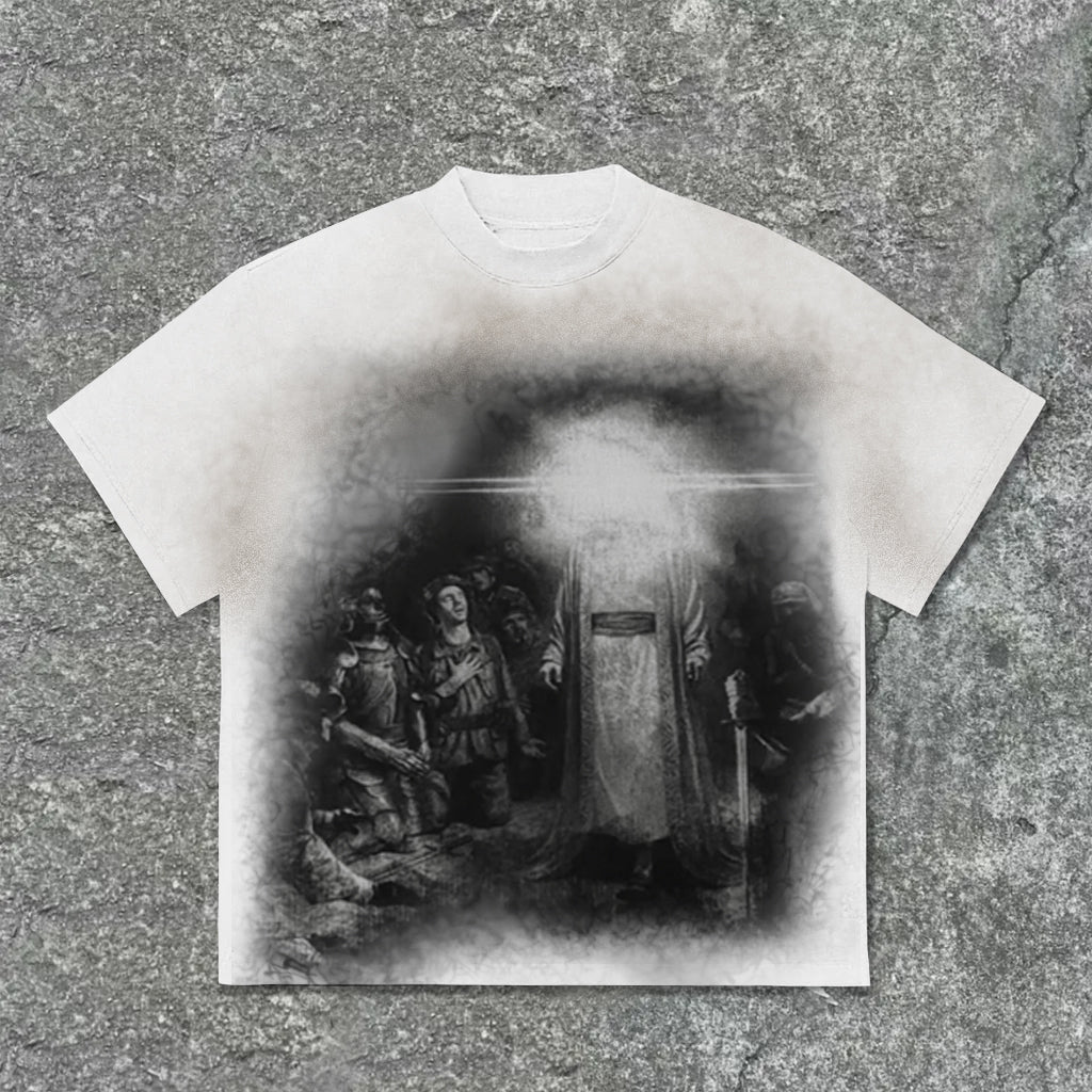 Jesus Light Lighting People 100 Cotton Short Sleeve T-shirt