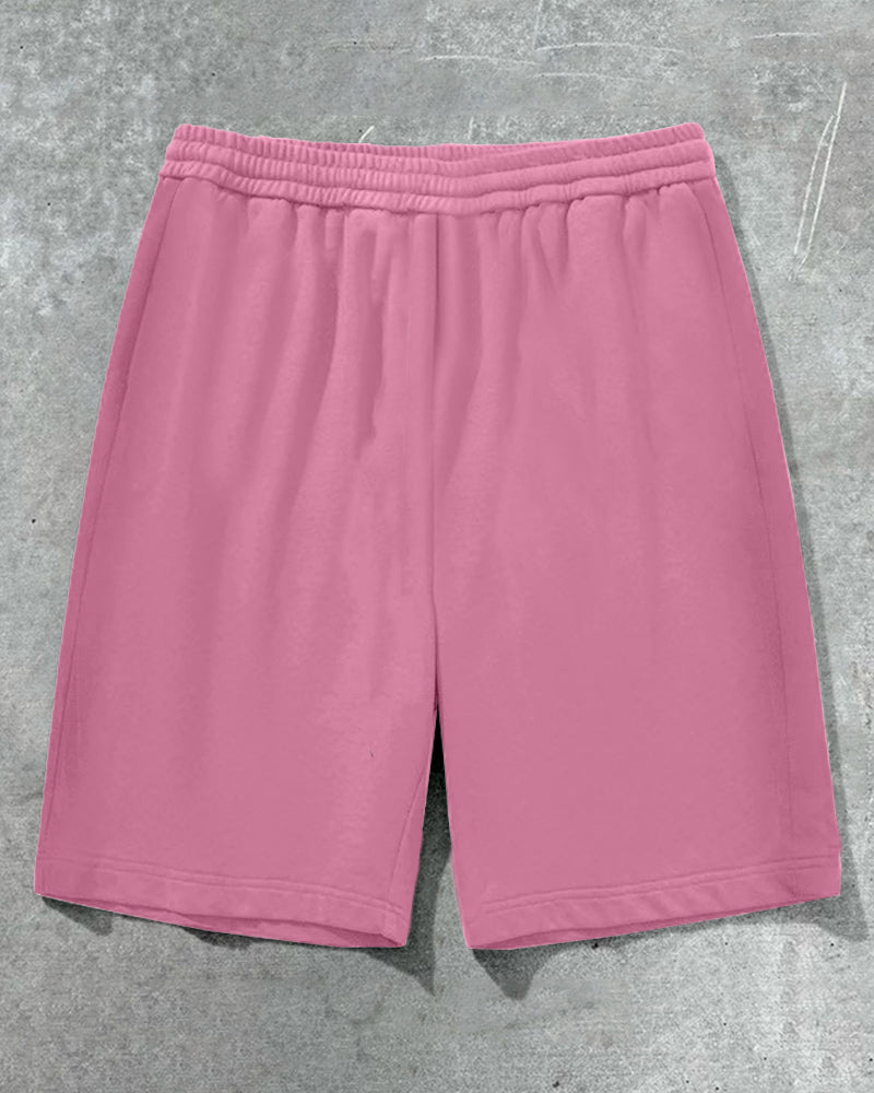 Men's Plus Size Graffiti Letters and Numbers Shorts