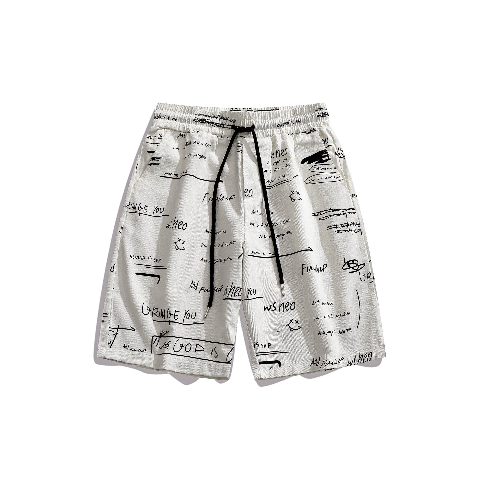 Plus Size Sports Street  Style Shorts