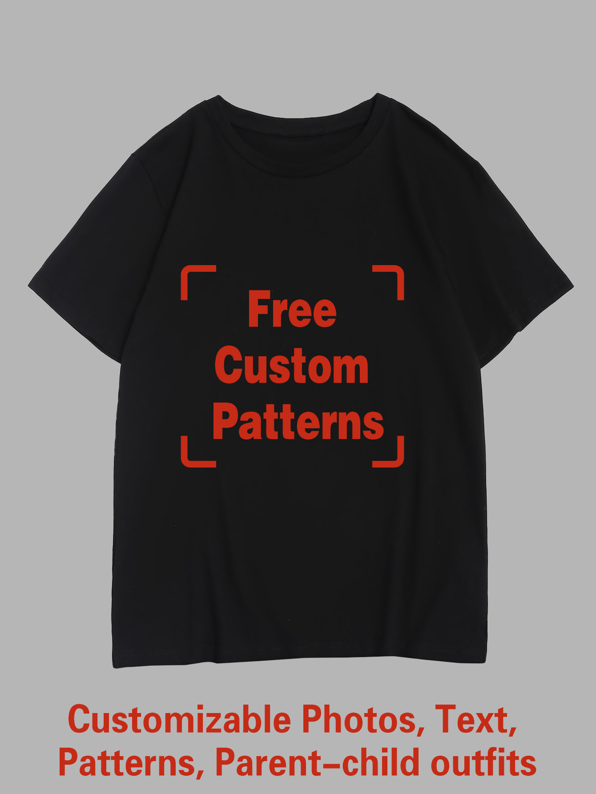 Customized Big and Tall T-shirt (You Can Upload Pictures, Text, Logo, Etc. To Customize Your Interesting T-shirt)