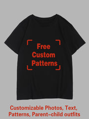 Customized Big and Tall T-shirt (You Can Upload Pictures, Text, Logo, Etc. To Customize Your Interesting T-shirt)