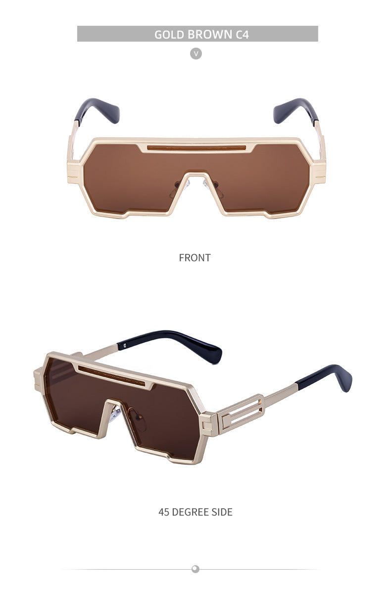 Retro Steampunk Irregular Sunglasses