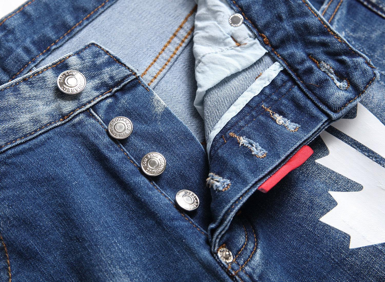 Men's Hole Feature Fashion Trendy Street Shooting Jeans