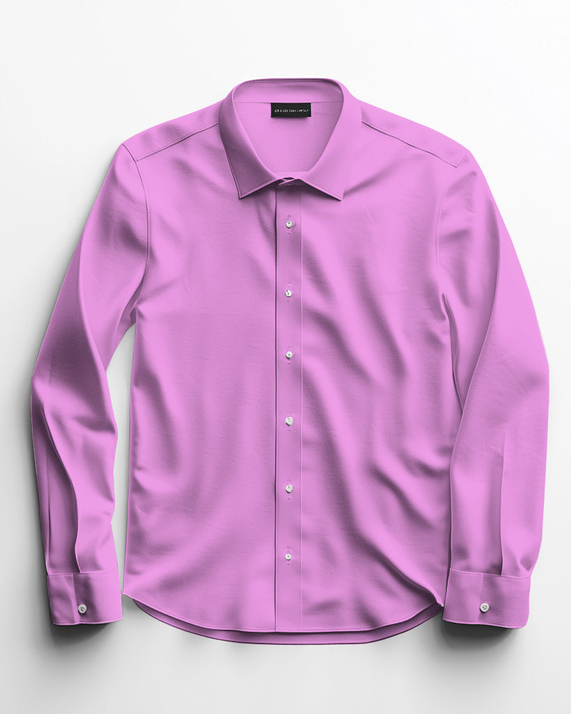 All-match Solid Color Multi-color Optional Long Sleeve Collar Shirt 2-piece Men's Plus Size