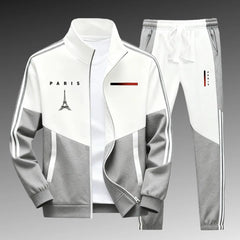 Men's Athletic Set Casual Sports Jacket and Jogging Pants