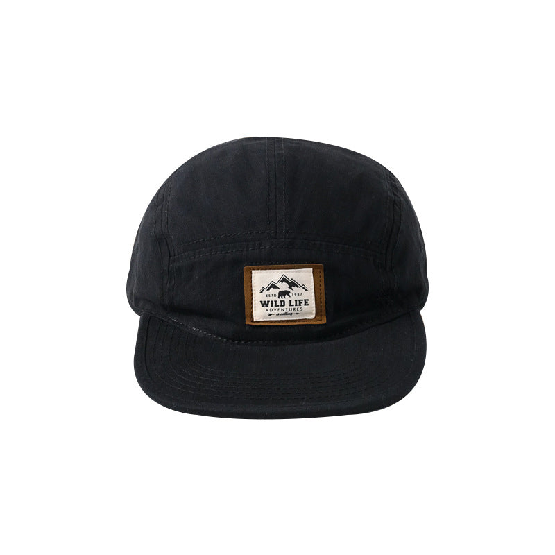American Retro Flat Brim Hip-Hop All-Match Couple Baseball Cap
