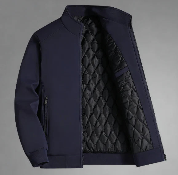 Big & Tall Men's Plus Velvet Stand-up Collar Large Size Jacket Coat M-8XL