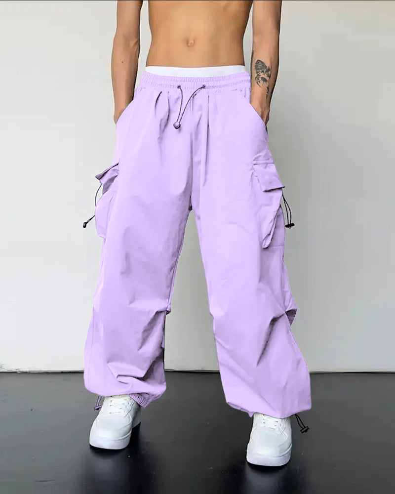 Big & Tall Men's Casual Quick-drying Overalls Sports Pants S-5XL