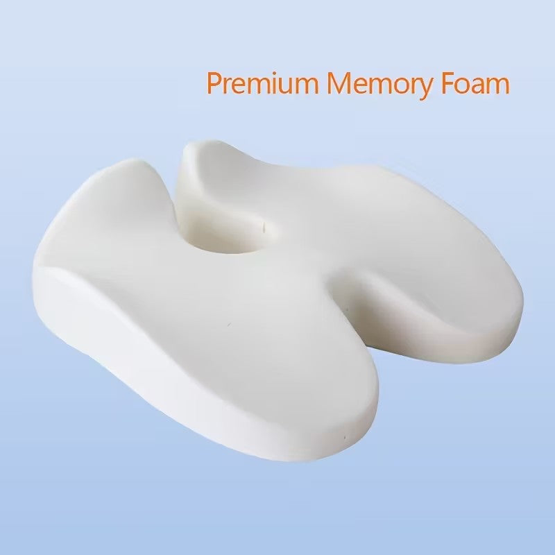 1pc of comfortable memory sponge cushion cushion - long time sitting in office/home chair/wheelchair hip cushion slide prevention,tailbone cushion