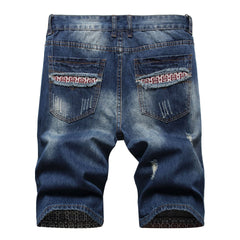 Men's Hole Feature Fashion Trendy Street Shooting Jeans