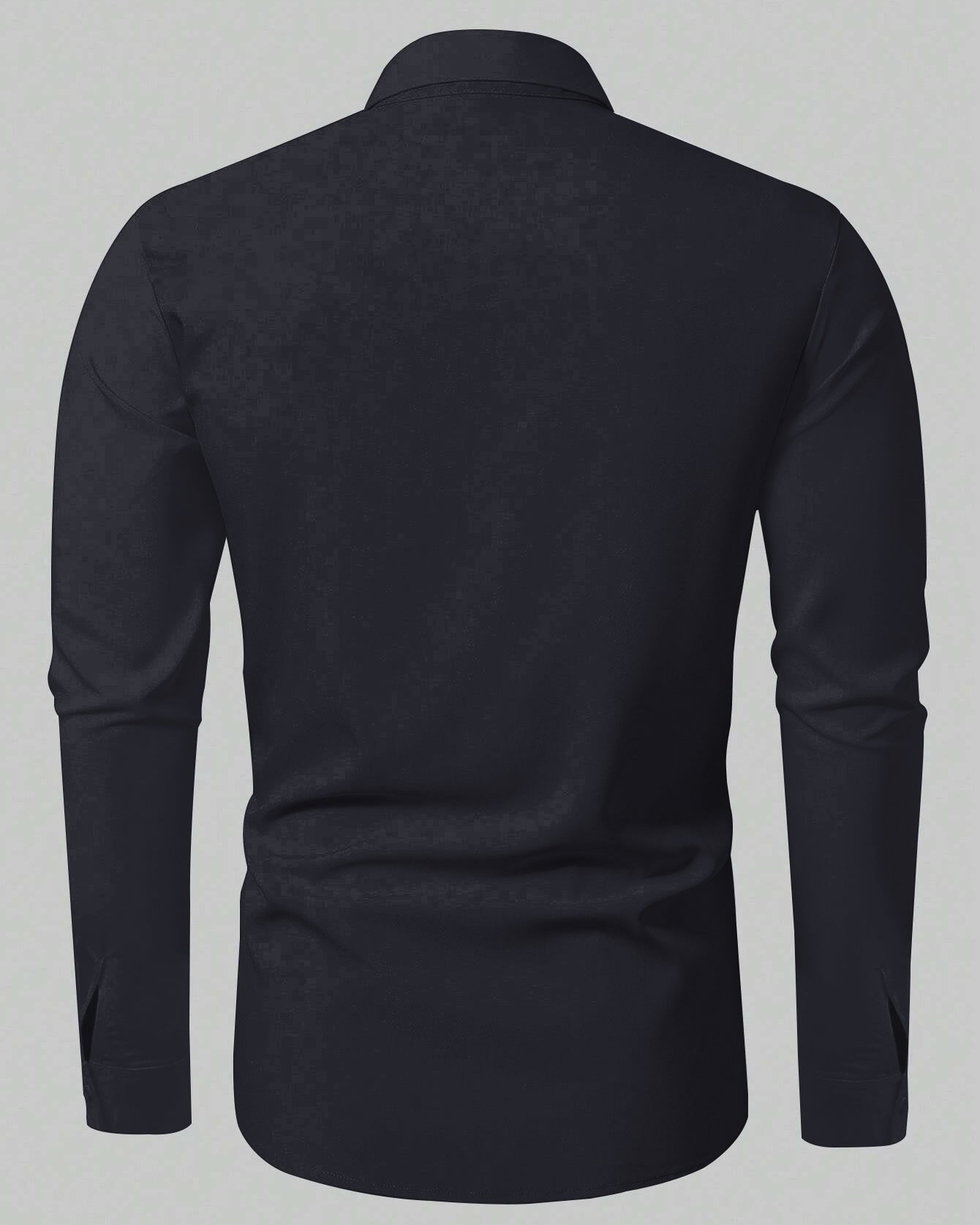 Men's Big and Tall Western Long Sleeve Shirt With Floral Design