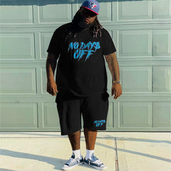 Plus Size Men's No Days Off Set