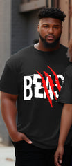 Couple's Large and Tall Beauty Round Neck Short Sleeve T-Shirt