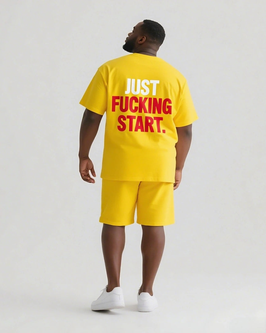 Stop Overthinking and Start Doing T-shirt 2-Piece Set