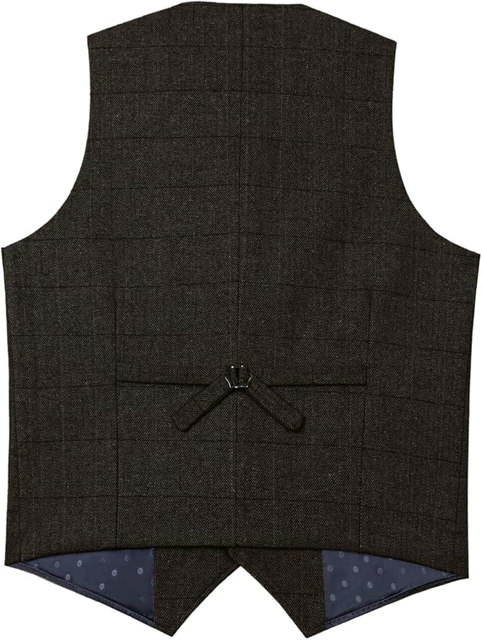 Big & Tall Men's Gentleman Business Casual Slim Fit Suit Vest XS-3XL