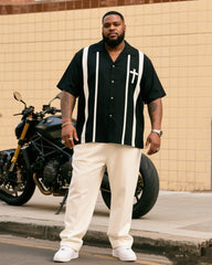 Big Boy Cross Faith Short Sleeve Shirt Trousers Suit