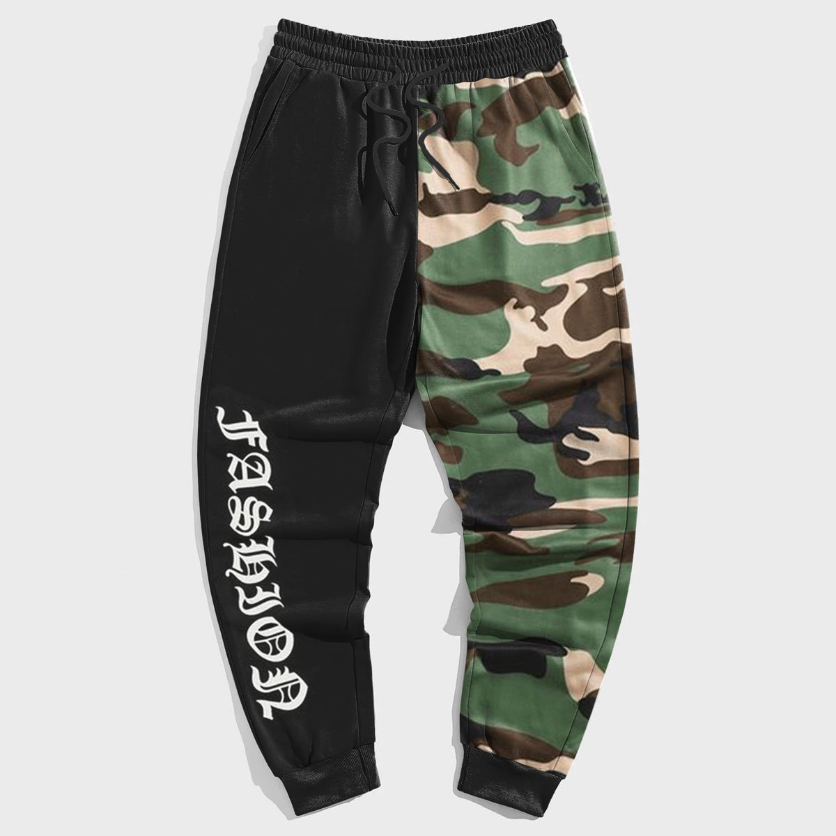 Street Style Big and Tall Men's Casual Vintage Camouflage Trousers