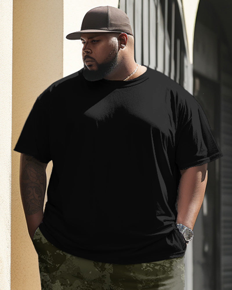 I'll Be In The Garage Crewneck Short Sleeve Men's Plus Size T-Shirt