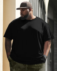 I'll Be In The Garage Crewneck Short Sleeve Men's Plus Size T-Shirt