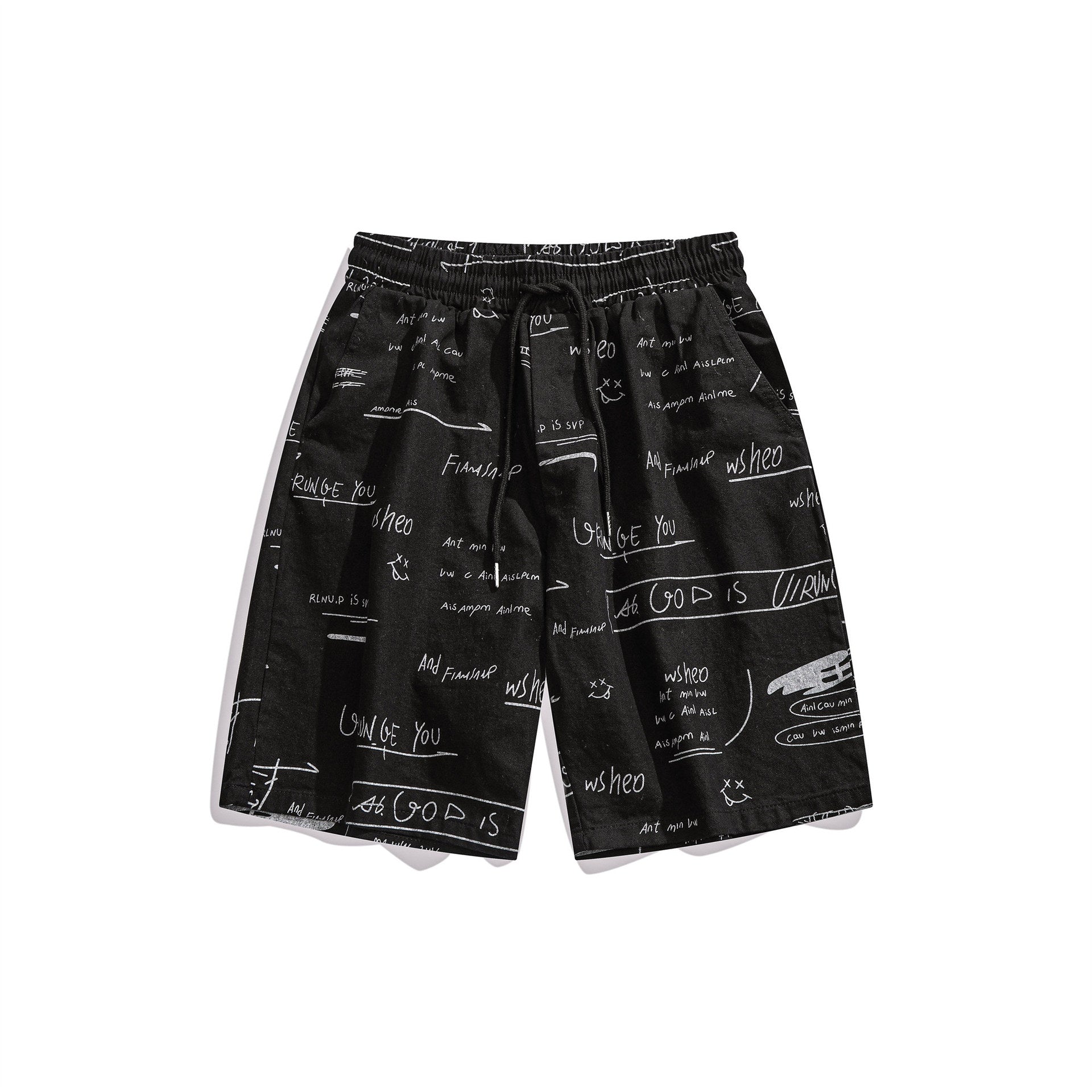 Plus Size Sports Street  Style Shorts