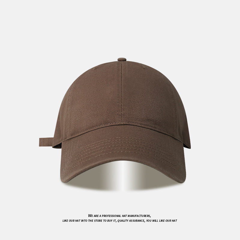 Simple Joker Solid Color Big Head Baseball Cap Cap