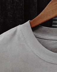 M-2XL Street Fashion Gray Distressed Hip Hop Laser Sunglasses Portrait Print Round Neck Short Sleeve T-shirt