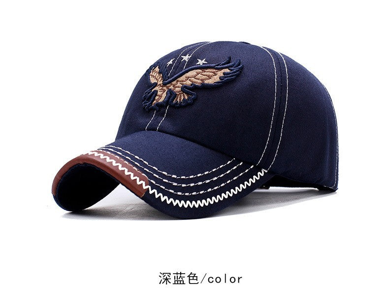 Trendy Embroidered Eagle Street Cap