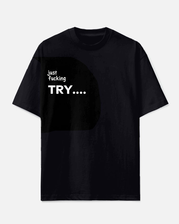 Every Win Starts with One Try Big & Tall Men's Simple Lettering T-shirt 2-Piece Set