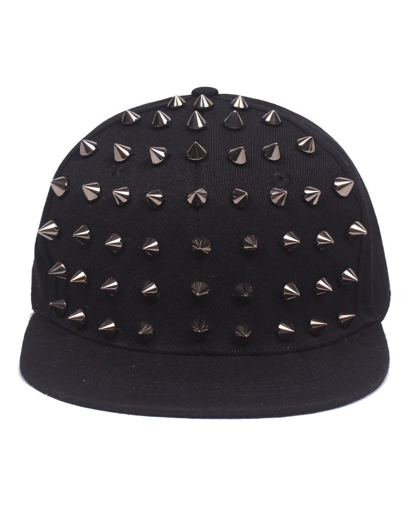 Black Liu Ding Ping Along Hip-hop Hat For Men And Women