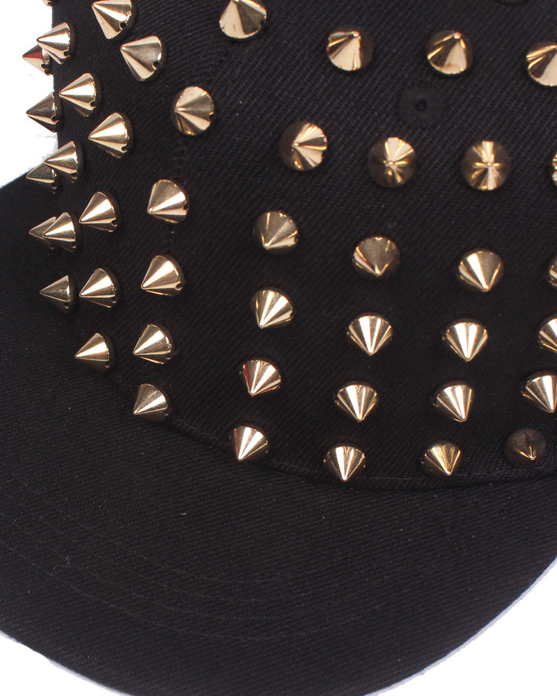 Black Liu Ding Ping Along Hip-hop Hat For Men And Women