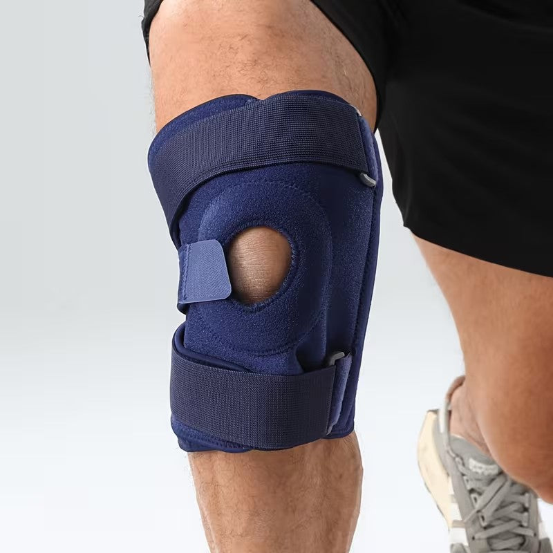 Plus Size Knee Braces for Man and Women, Extra Size Large Size Adjustable Knee Support with Side Stabilizers for Fit Women & Men