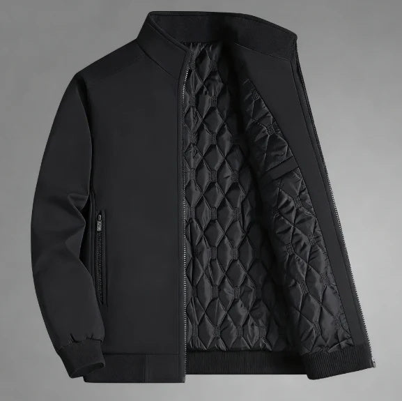 Big & Tall Men's Plus Velvet Stand-up Collar Large Size Jacket Coat M-8XL