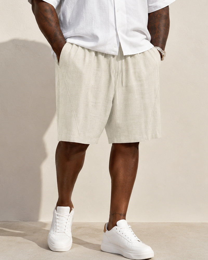 M-5XL Maillard Color Shorts Thin Shorts