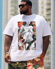 Street Flower Personalized Print Large Men's Set