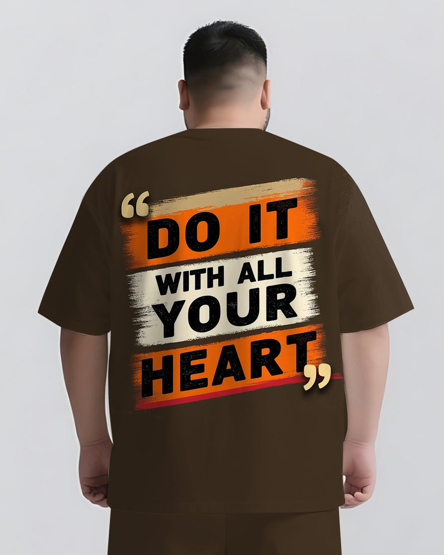 Do It with All Your Heart 2-Piece T-shirt Set