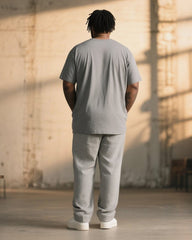 Big & Tall Men's Graffiti Floral TAKE IT EASY Alphabet Print T-Shirt Trousers Suit