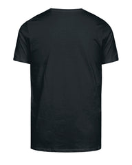 Men's Plus Size Black Holiday Eyes Inside Hawaiian Pattern Print Round Neck Short Sleeve T-Shirt