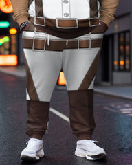 Men's Plus Size Tracksuit Attack on Titan Custome Hoodie and Pants Set