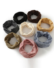 Autumn And Winter Paisley Jacquard Warm Windproof Mask Scarf