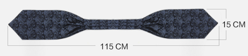 British Vintage Suit Silk Scarf Shirt Collar Scarf