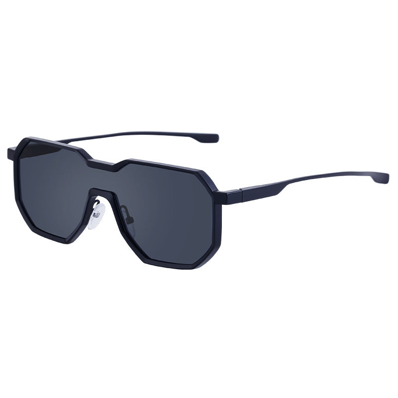 Irregular Steampunk Sunglasses Metallic Sunglasses