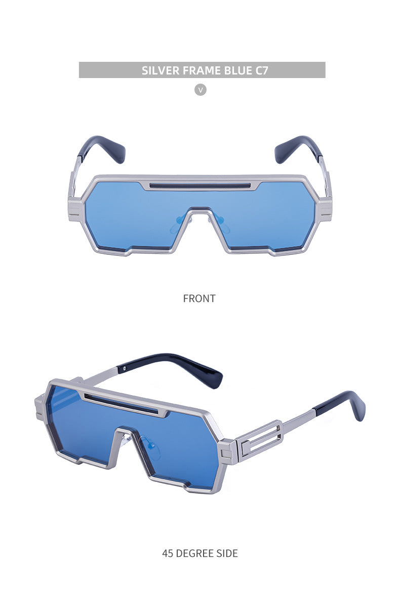 Retro Steampunk Irregular Sunglasses