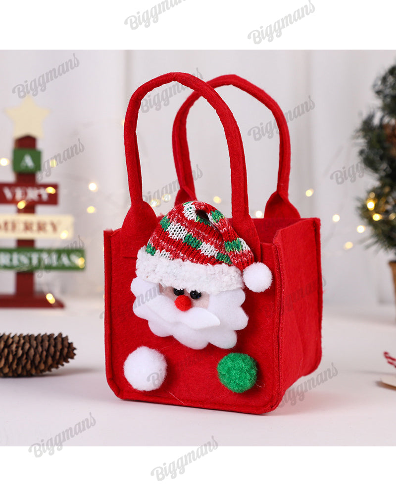 Set Package-Red Santa Claus Role Playing Hoodie Pants Set & 2025 Christmas Glasses & Fabric Basket & Santa Claus Pendant
