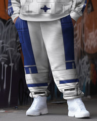 Cosplay Big & Tall Men's Art Abstract Hoodie Pants Lounge Two-Piece Set