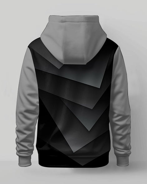 Men's Big and Tall Sweatsuit Casual Geometric Hoodie and Pants Set