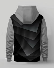 Men's Big and Tall Sweatsuit Casual Geometric Hoodie and Pants Set