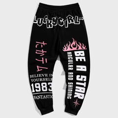 Street Style Plus Size Men's Casual Vintage Trousers